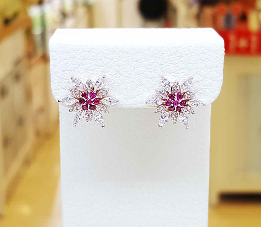Volare lubi snow flake earrings SPE310 Elegantly r