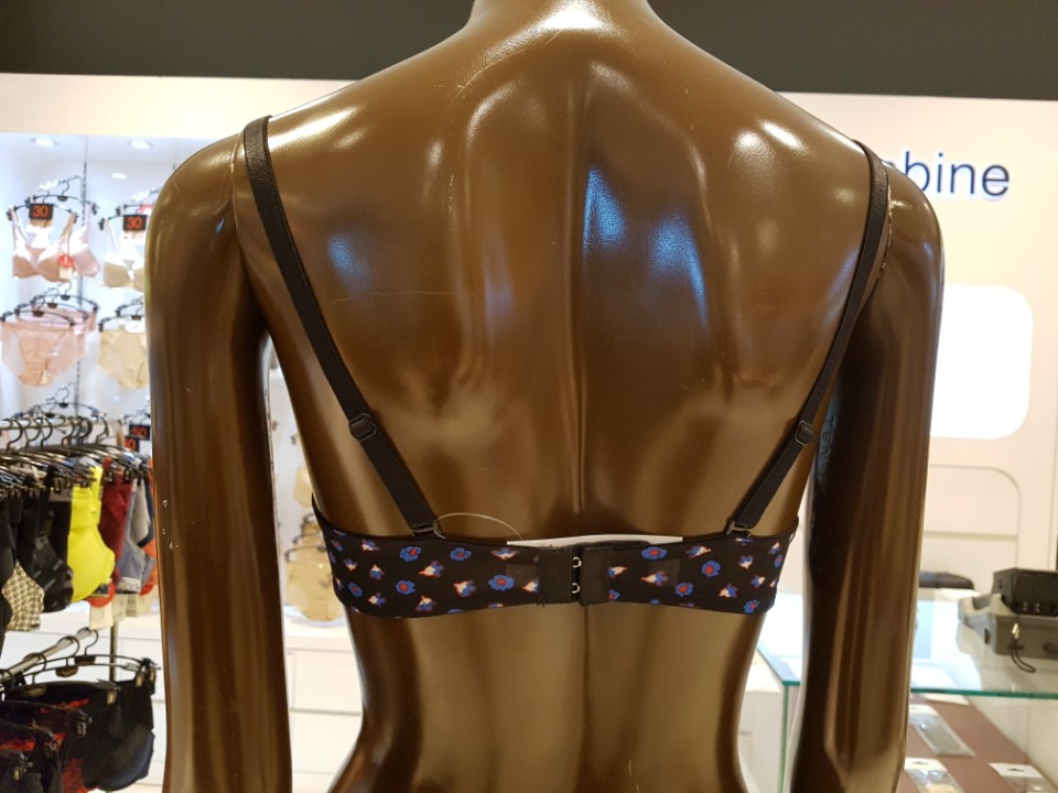 Black Flower Bra Set _CDABRH13BK, CDABPH13BK