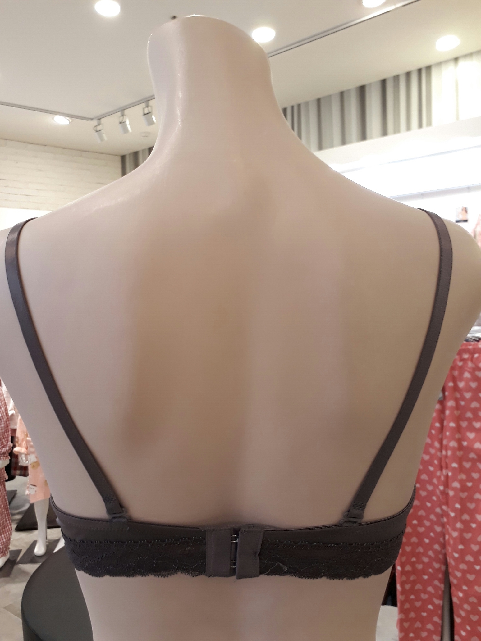 Elle - Charcoal Simple Bra EPB2917