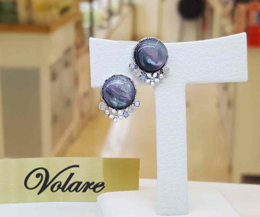 Boreal Gray Earrings Earrings Silver Earrings SPE3