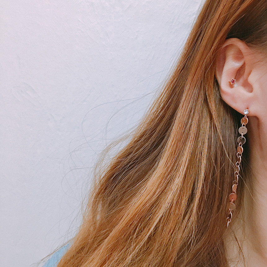 Luce Surge O Drop Earrings LKJ1001 Women's attr