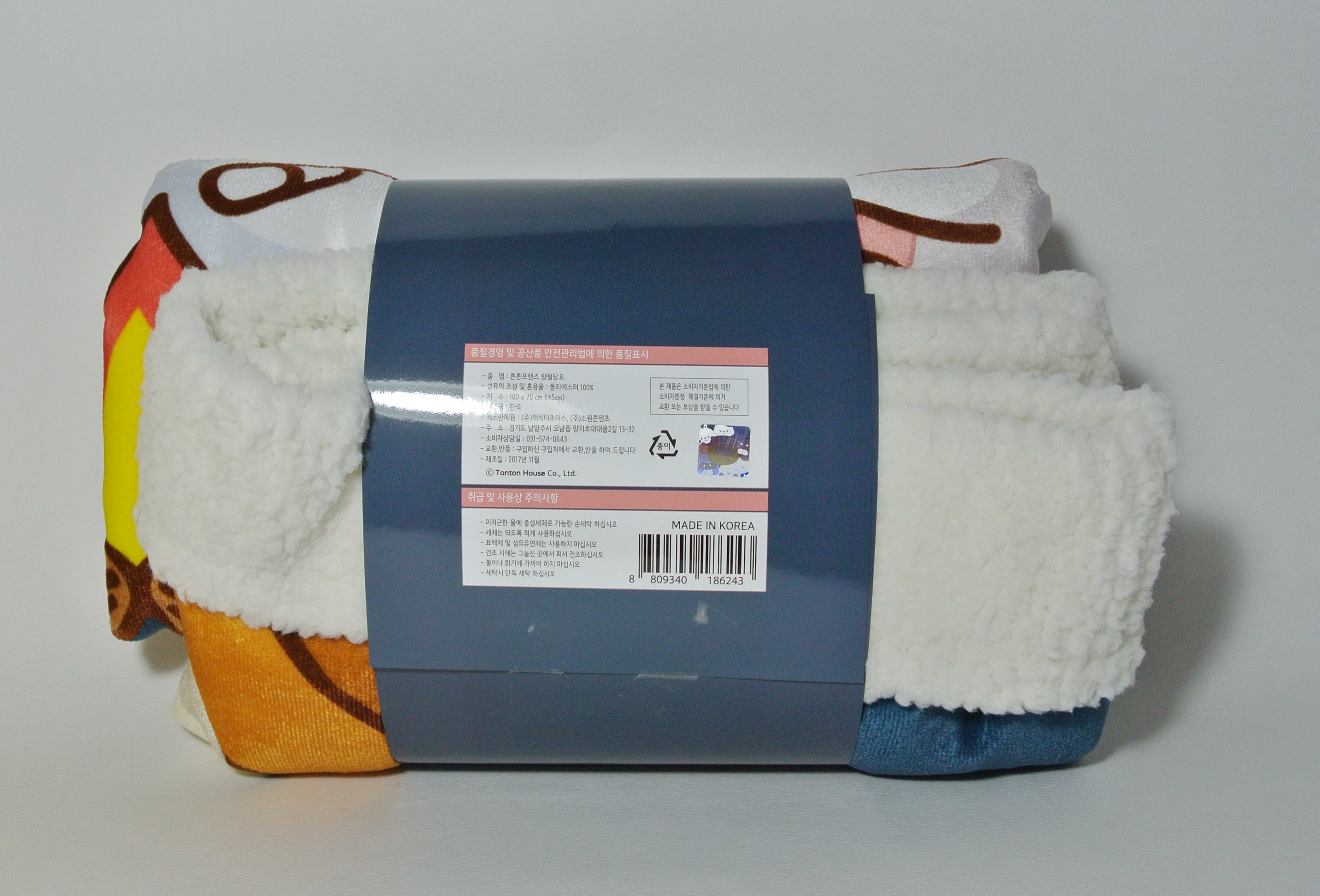 Genuine Tonton Friend fleece blanket 100 x 70cm do