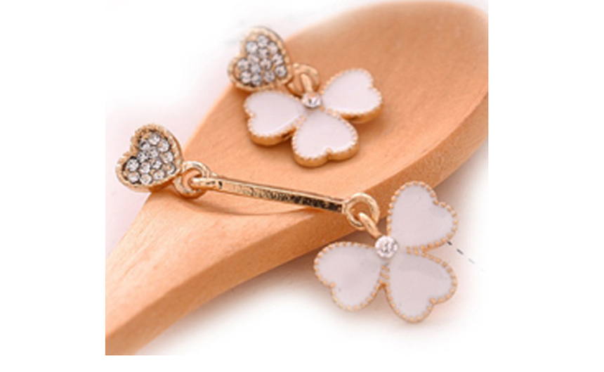 Drop Earrings Women 20s Crystal Accessory Store Je