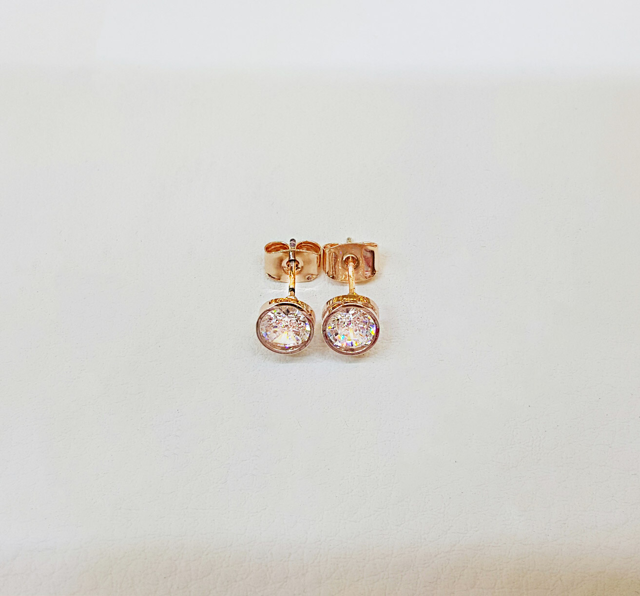 Volare Circle Cubic Silver Earrings SPE312 Tidy Mi