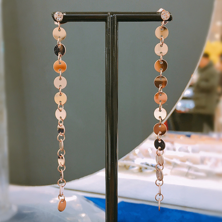 Luce Surge O Drop Earrings LKJ1001 Women's attr