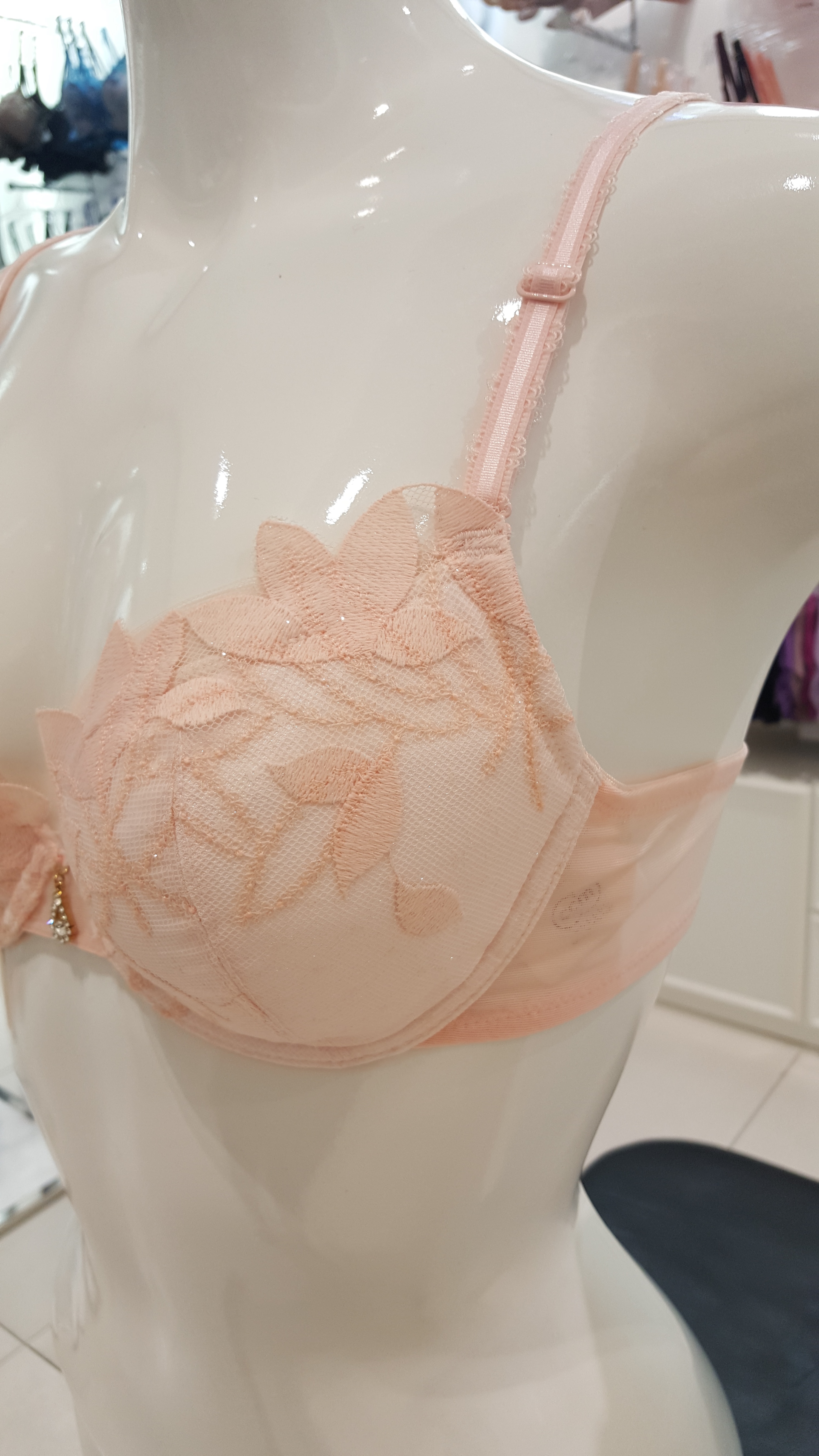 Vivian Couture Petal Patch Bra BR817A luxurious fe
