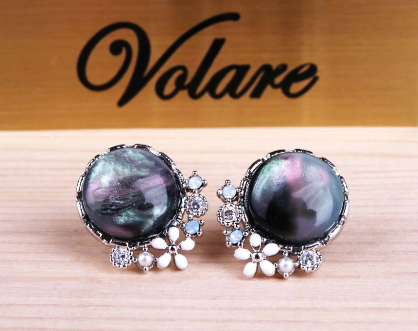 Boreal Gray Earrings Earrings Silver Earrings SPE3