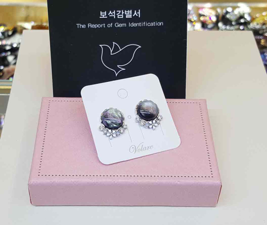 Boreal Gray Earrings Earrings Silver Earrings SPE3