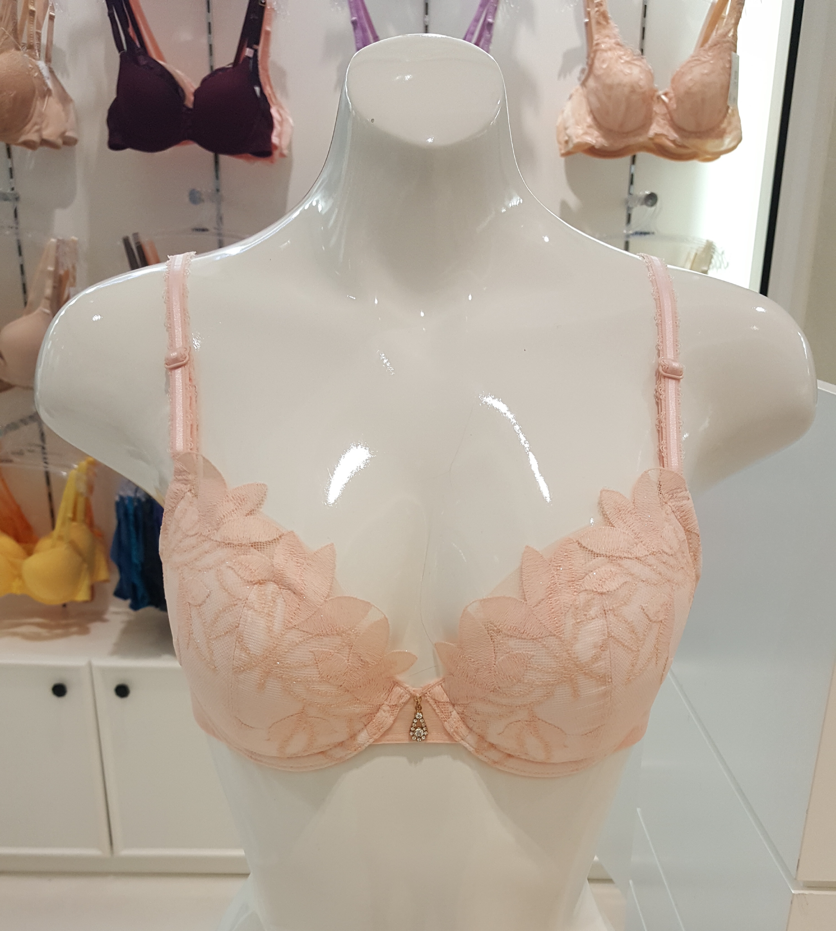 Vivian Couture Petal Patch Bra BR817A luxurious fe