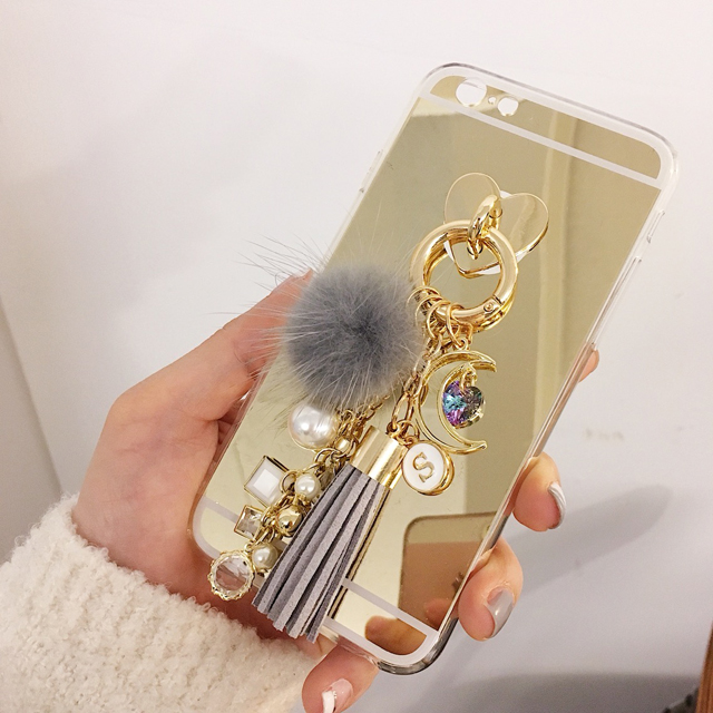 <b><p>Galaxy Note Pom foam Initi Keyring Tassel</p></b><b><p>ギャラクシーノート8ポンポンがイニシャルキーリングタッセルケースiPhone 8のガールフレンドの贈</p></b><br /><br /><p align='center'>