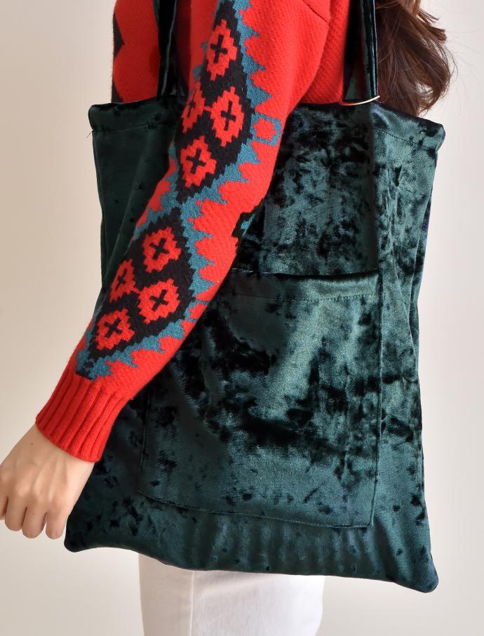 TOTE ECO SHOPPING TRAVEL Unique Eco Bag Green Blac