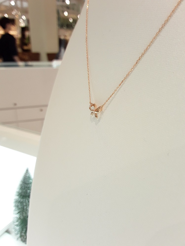 Stonehenge Rose Gold Necklace P1066 Lovely Look We