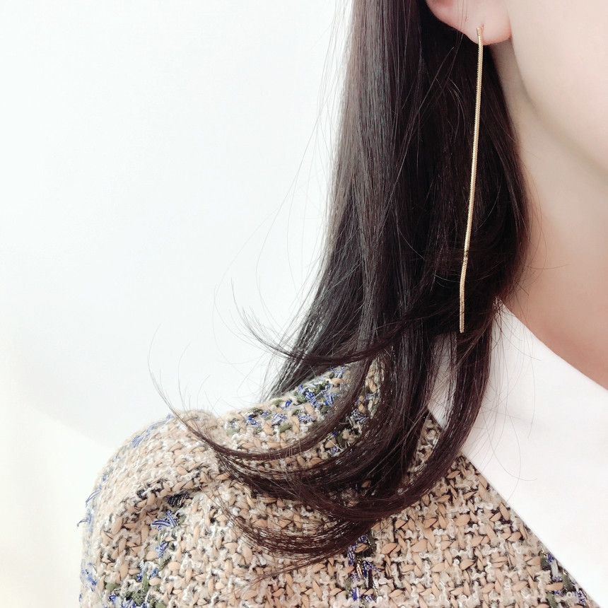 Snakeskin earrings Women's coordination Everyda
