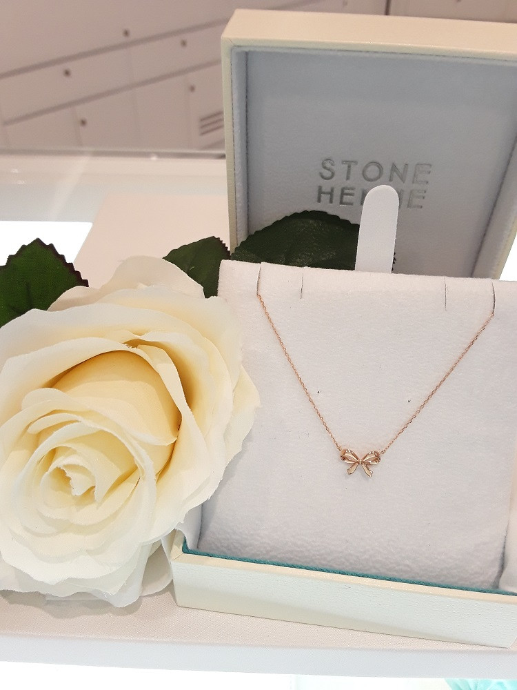 Stonehenge Rose Gold Necklace P1066 Lovely Look We
