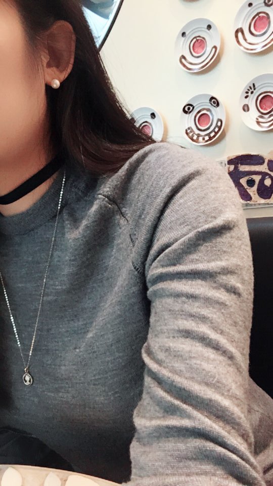 14k Long Necklace Only chain 60cm Women's Gold 