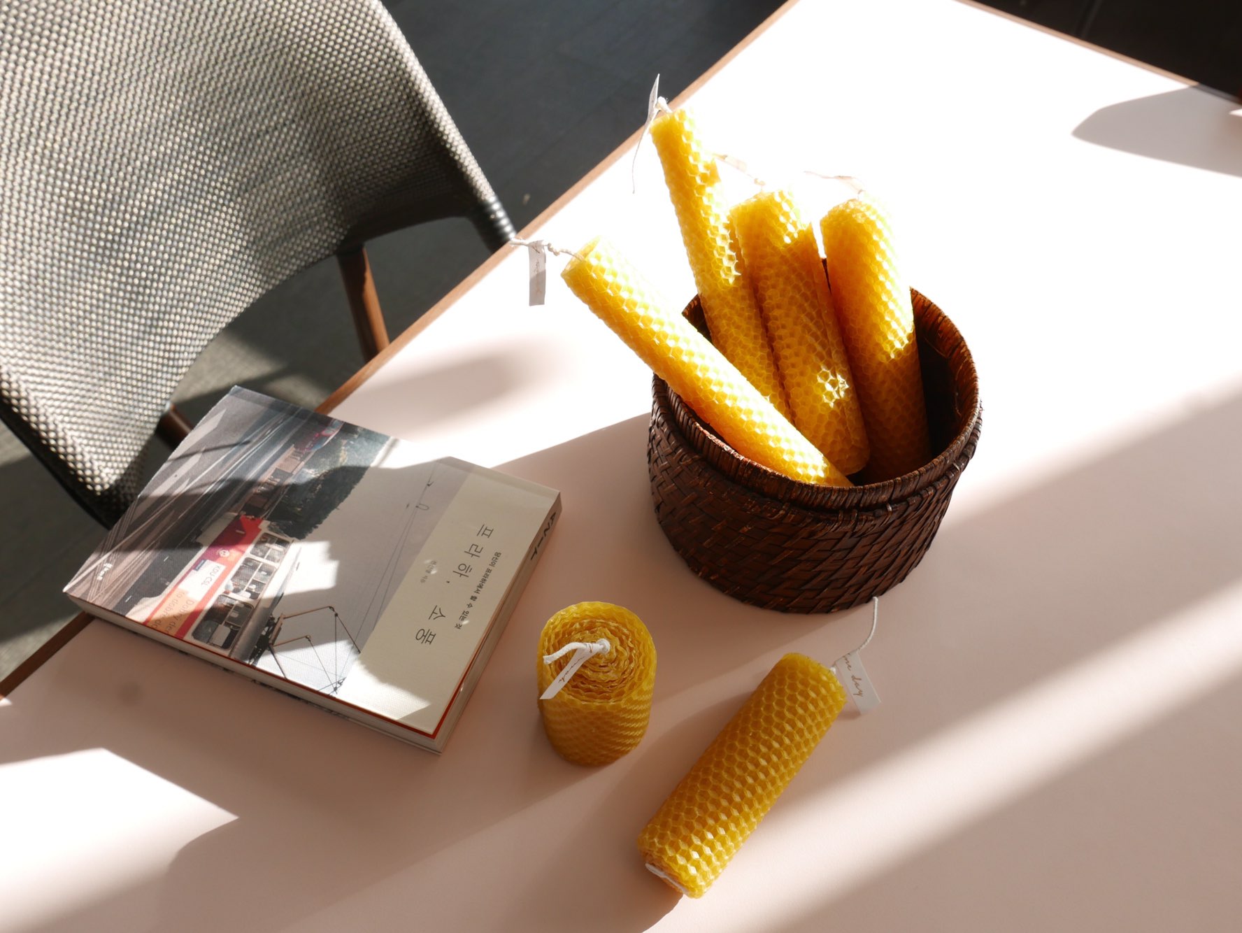 Honey Honey Beads Sheets Candle Beeswax Mineral Du