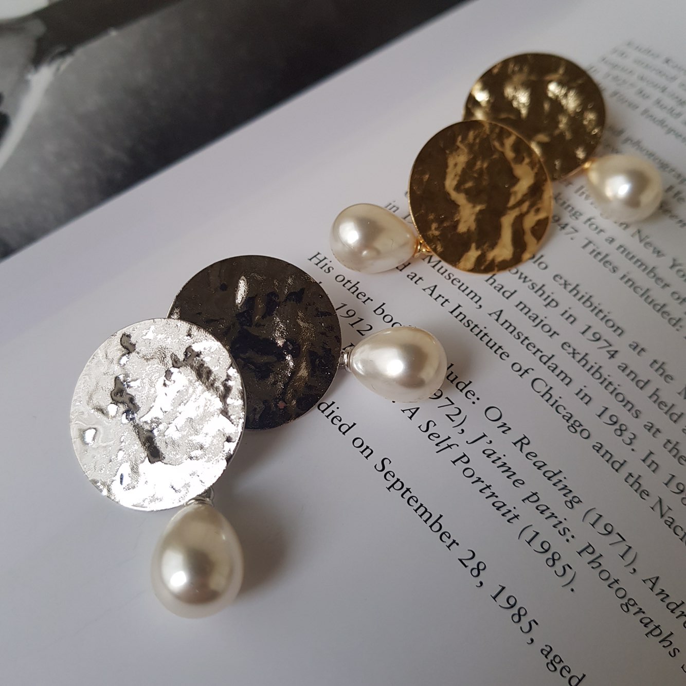 The Pearl Drop Earrings Neat Modern Mood Date Fash