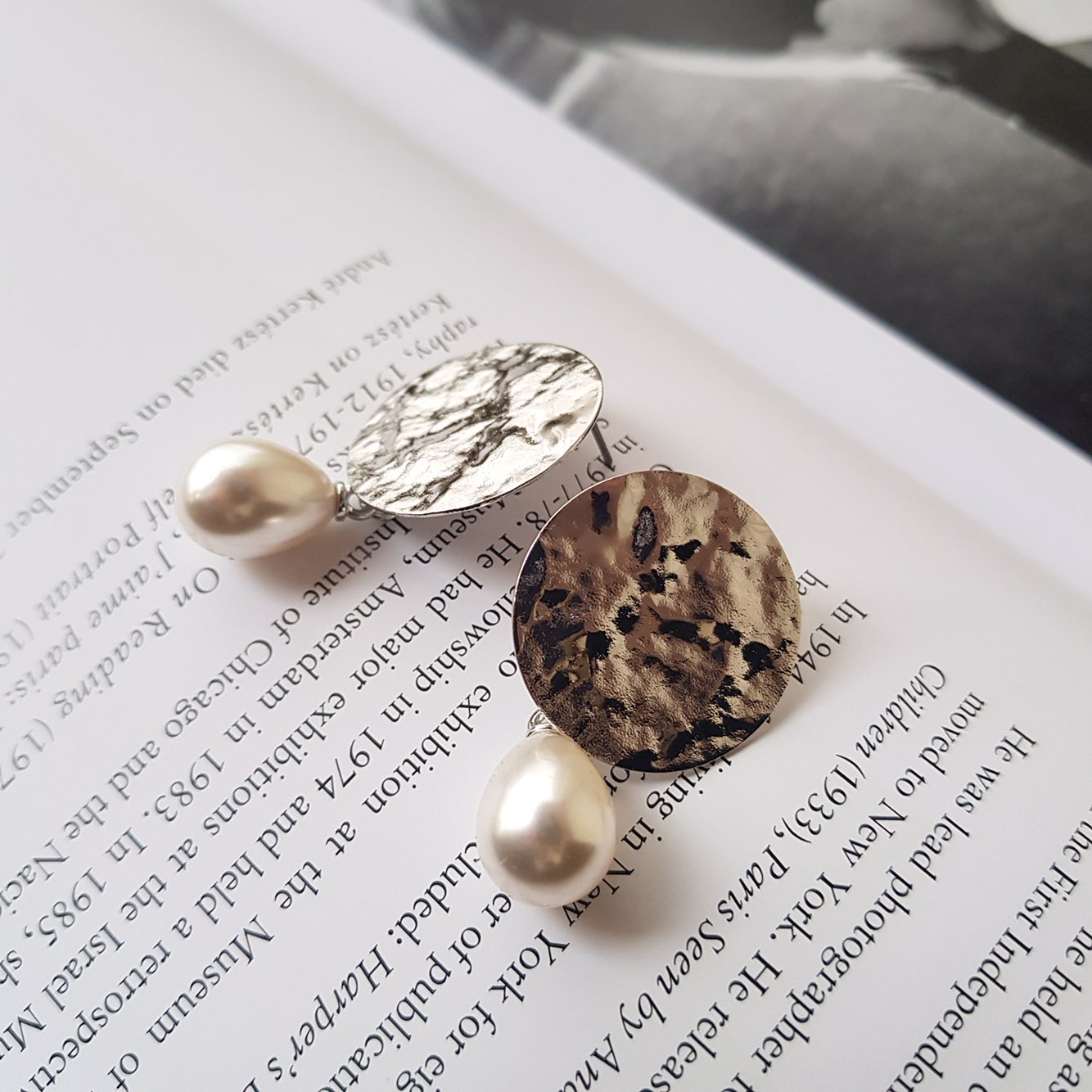 The Pearl Drop Earrings Neat Modern Mood Date Fash