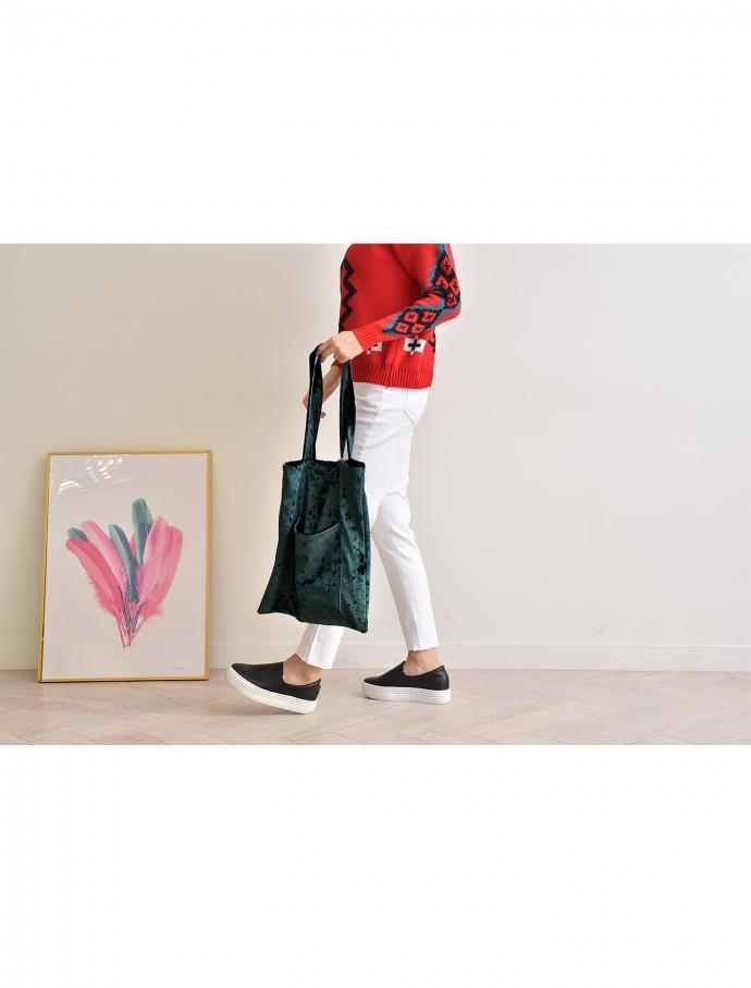 TOTE ECO SHOPPING TRAVEL Unique Eco Bag Green Blac