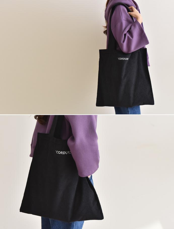 TOTE ECO SHOPPING TRAVEL Golden eco bag Black Char