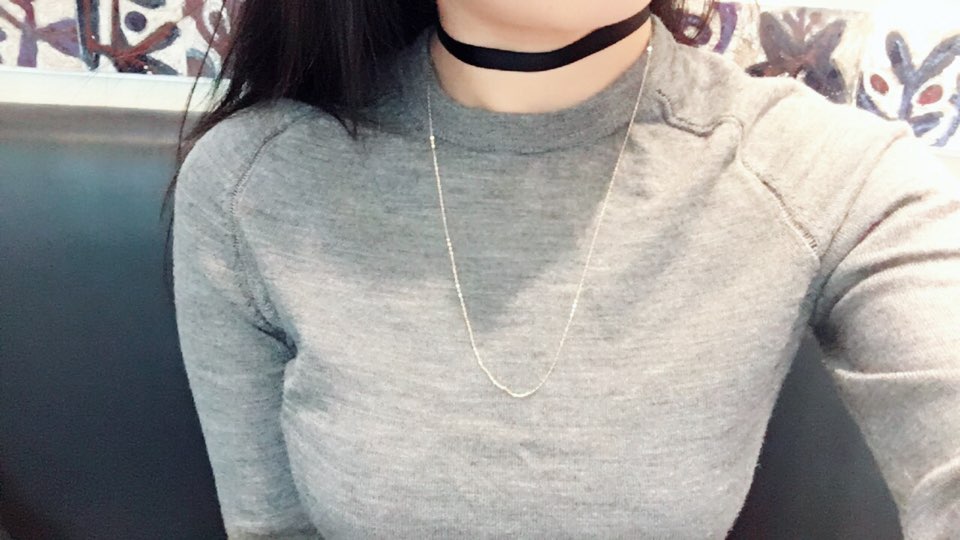 14k Long Necklace Only chain 60cm Women's Gold 