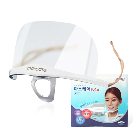 마스케어 위생 식품 투명 마스크 M4 A타입 1개입 리필필름 - 상품 이미지