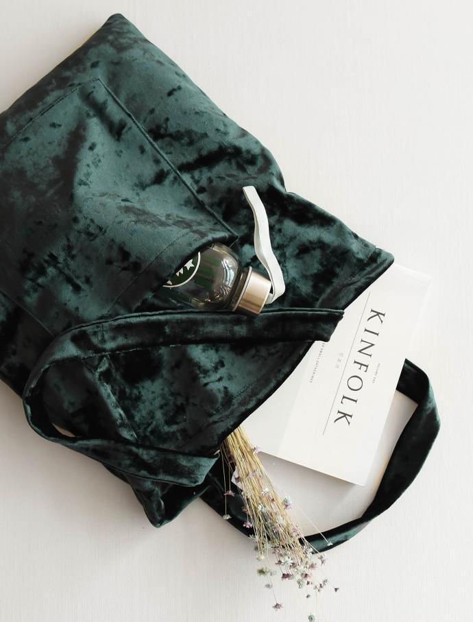 TOTE ECO SHOPPING TRAVEL Unique Eco Bag Green Blac
