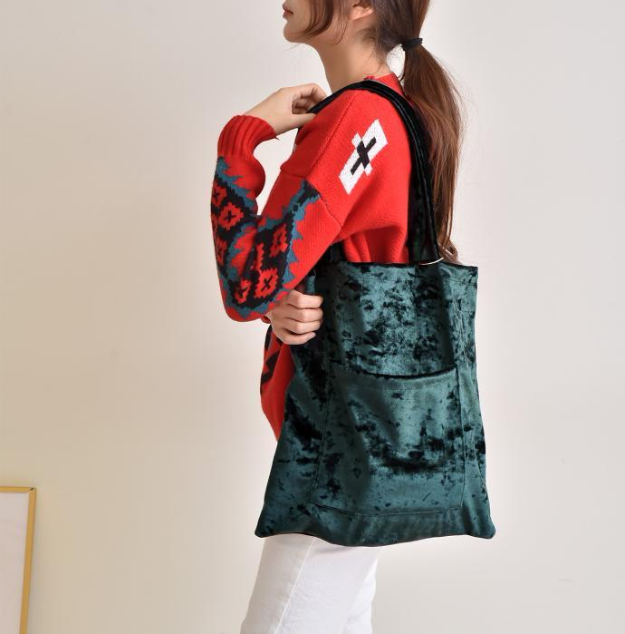 TOTE ECO SHOPPING TRAVEL Unique Eco Bag Green Blac