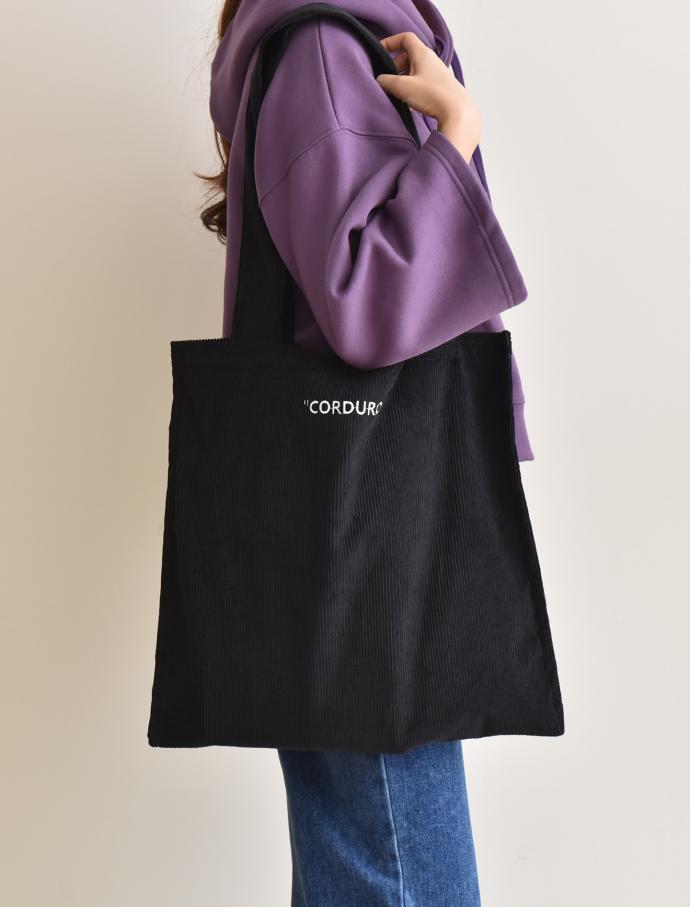 TOTE ECO SHOPPING TRAVEL Golden eco bag Black Char