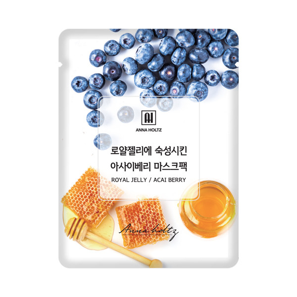 안나홀츠 순면 에센스 젤 수분 마스크팩 시트 4종 100매 사진 4