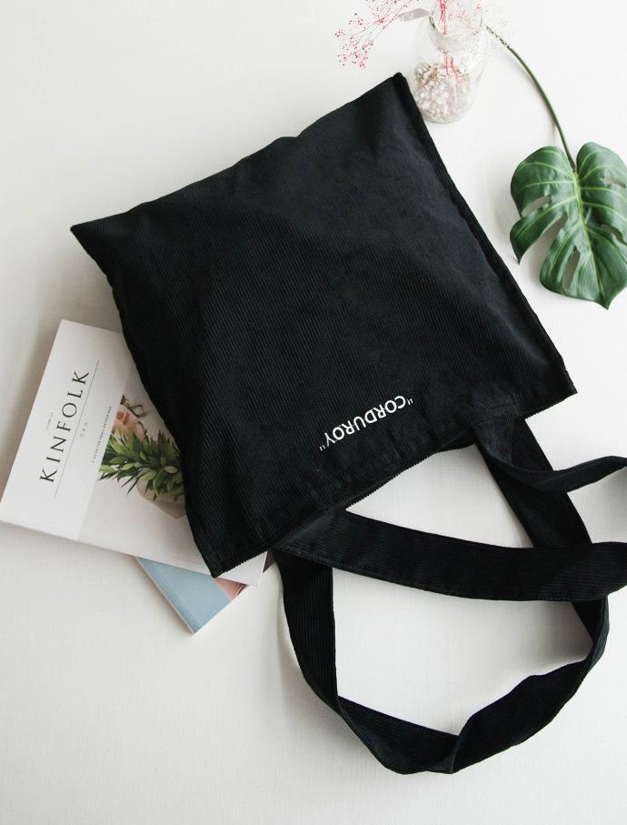 TOTE ECO SHOPPING TRAVEL Golden eco bag Black Char