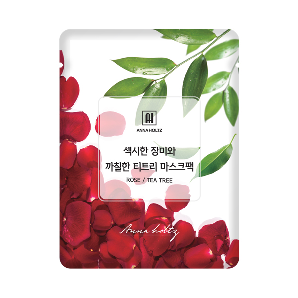 안나홀츠 순면 에센스 젤 수분 마스크팩 시트 4종 100매