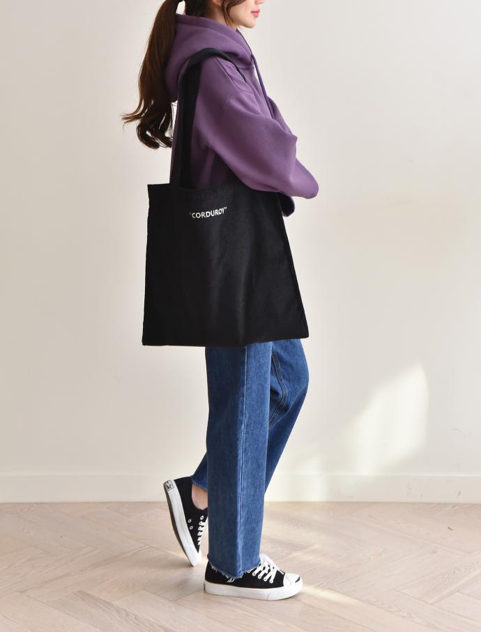 TOTE ECO SHOPPING TRAVEL Golden eco bag Black Char