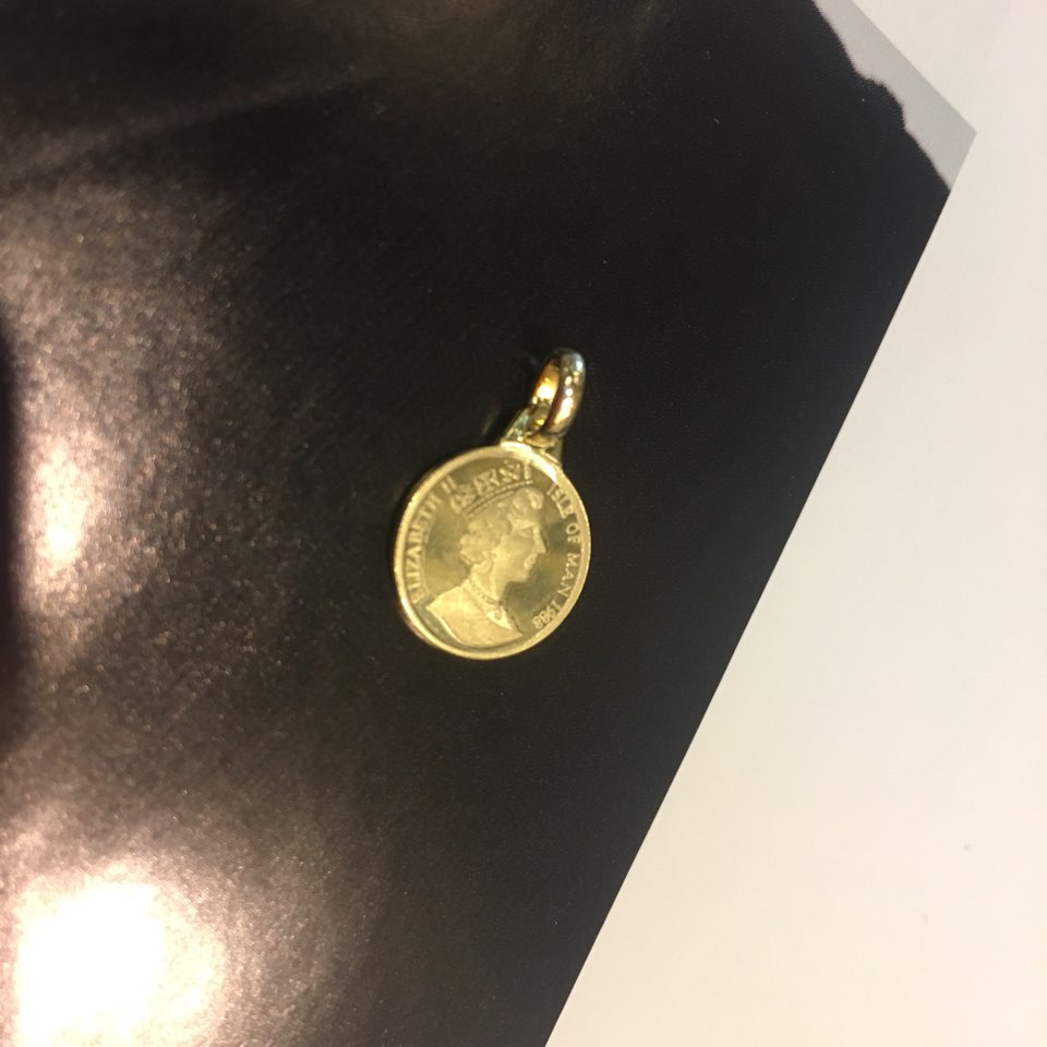 14k Long Necklace Only chain 60cm Women's Gold 