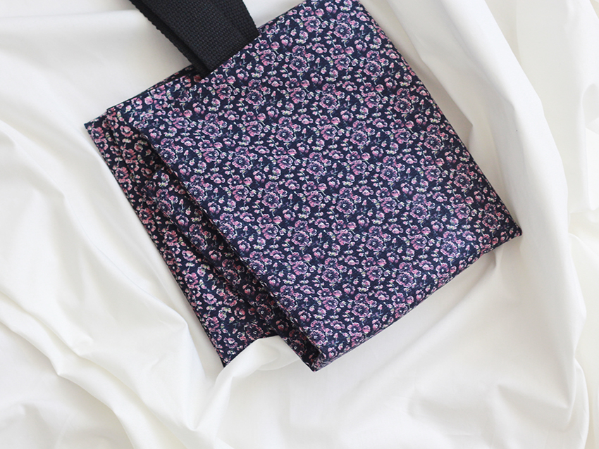 TOTE ECO SHOPPING TRAVEL Purple floral daily Eco B