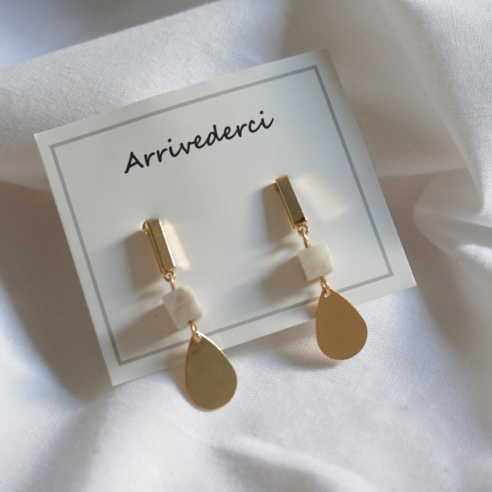 Arribederchi Drop Earrings Neat Modern Luxurious A