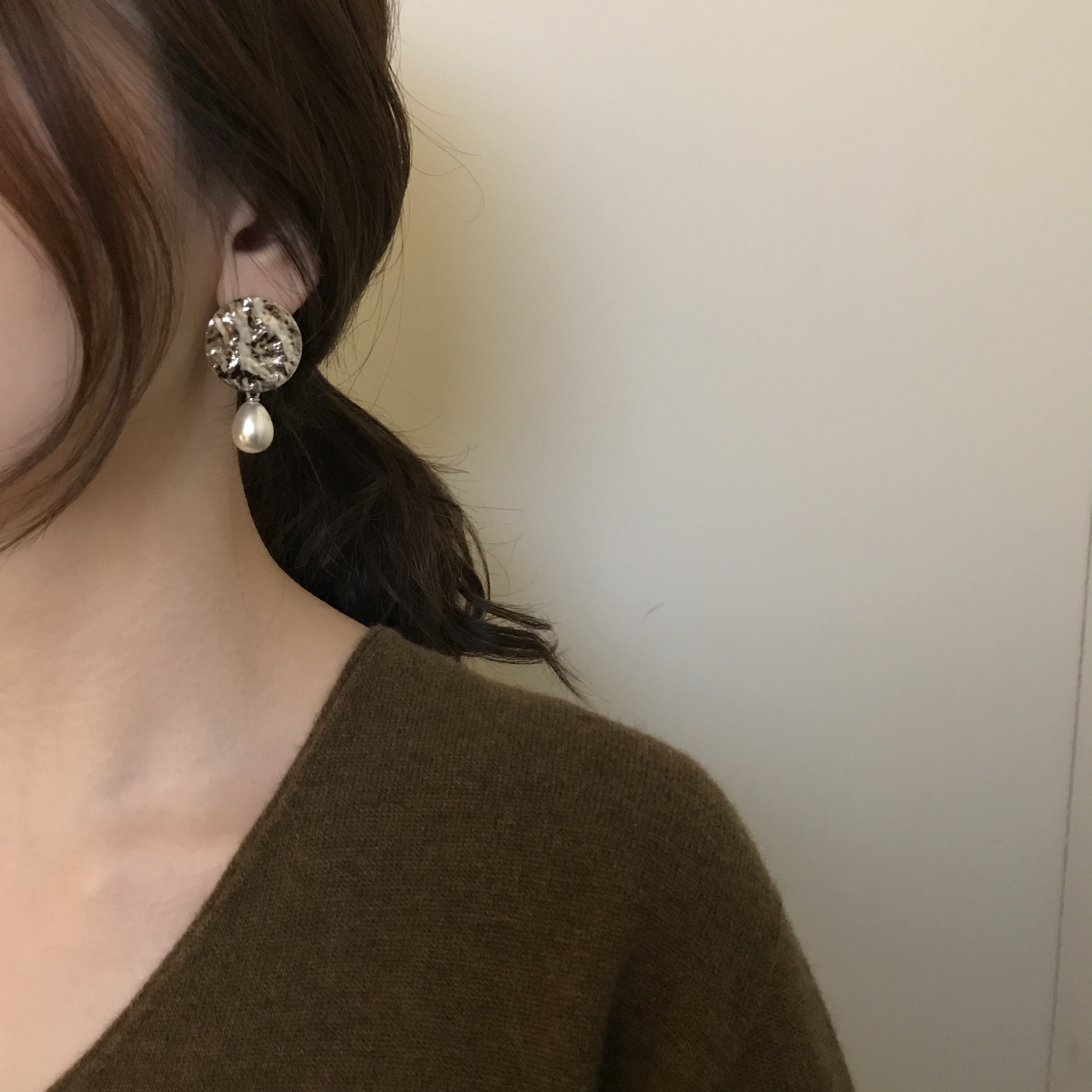 The Pearl Drop Earrings Neat Modern Mood Date Fash