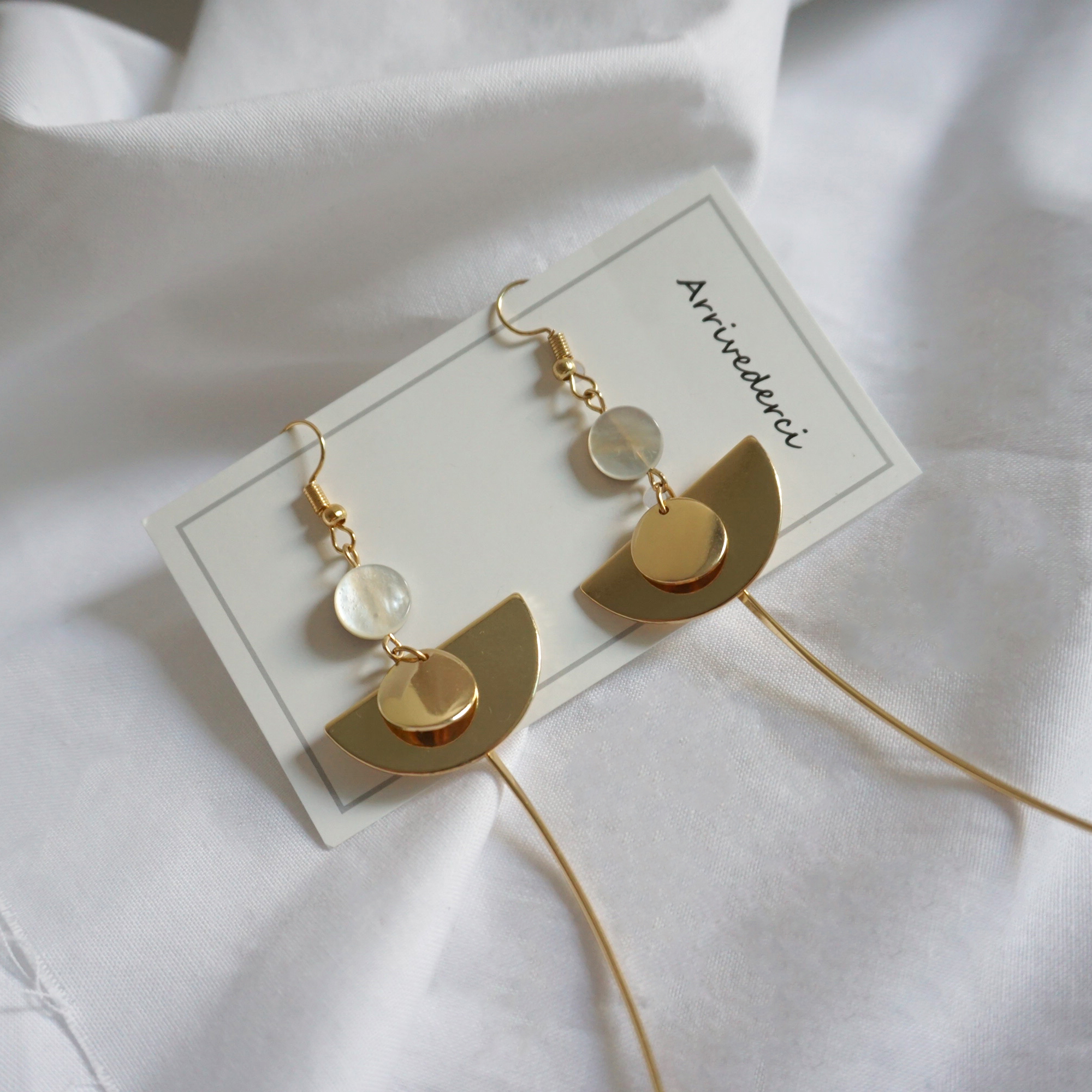 Arribederchi Drop Earrings Neat Modern Luxurious A