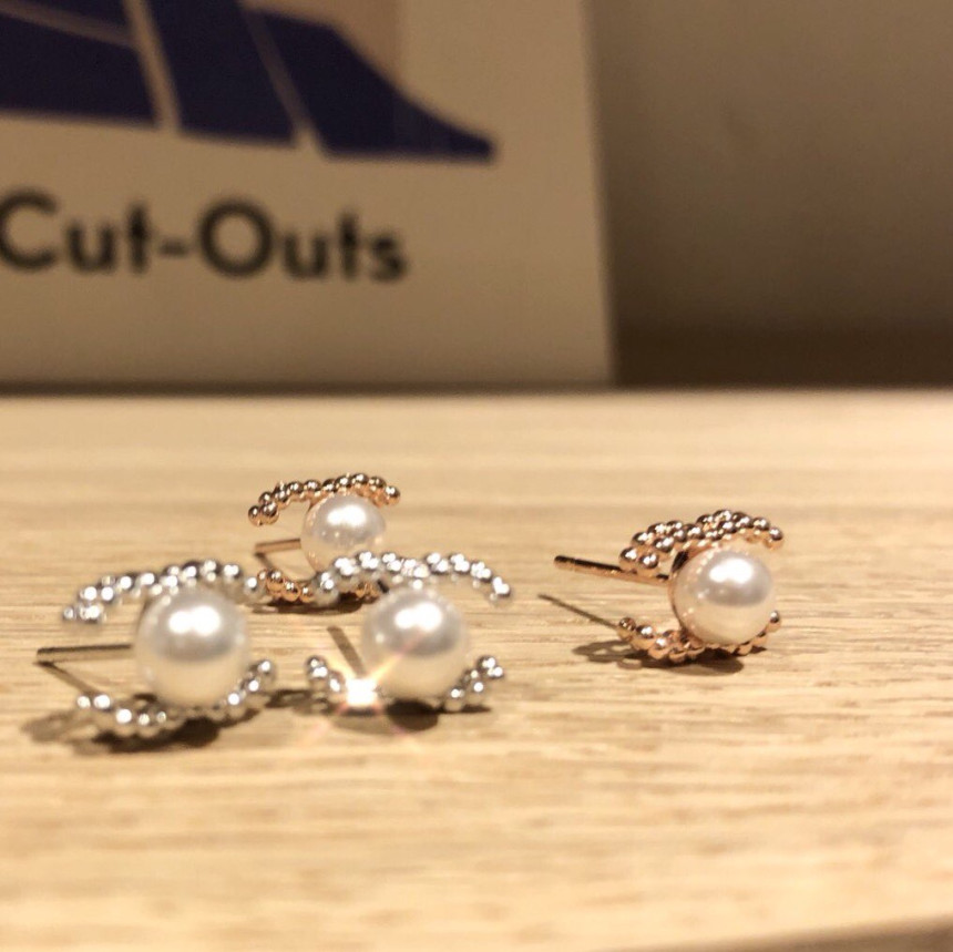 all silver Mini Size Coco Swarovski Earrings Lovel