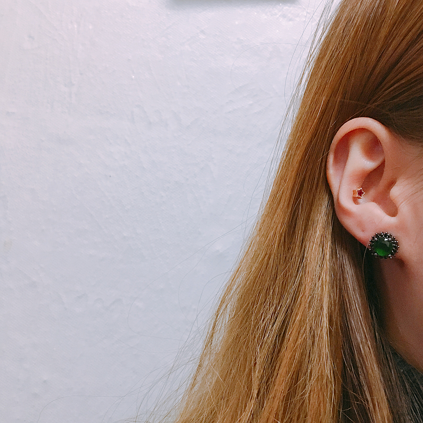 Lucille Green Cubic Earring LKJ0994 Attractive Wom