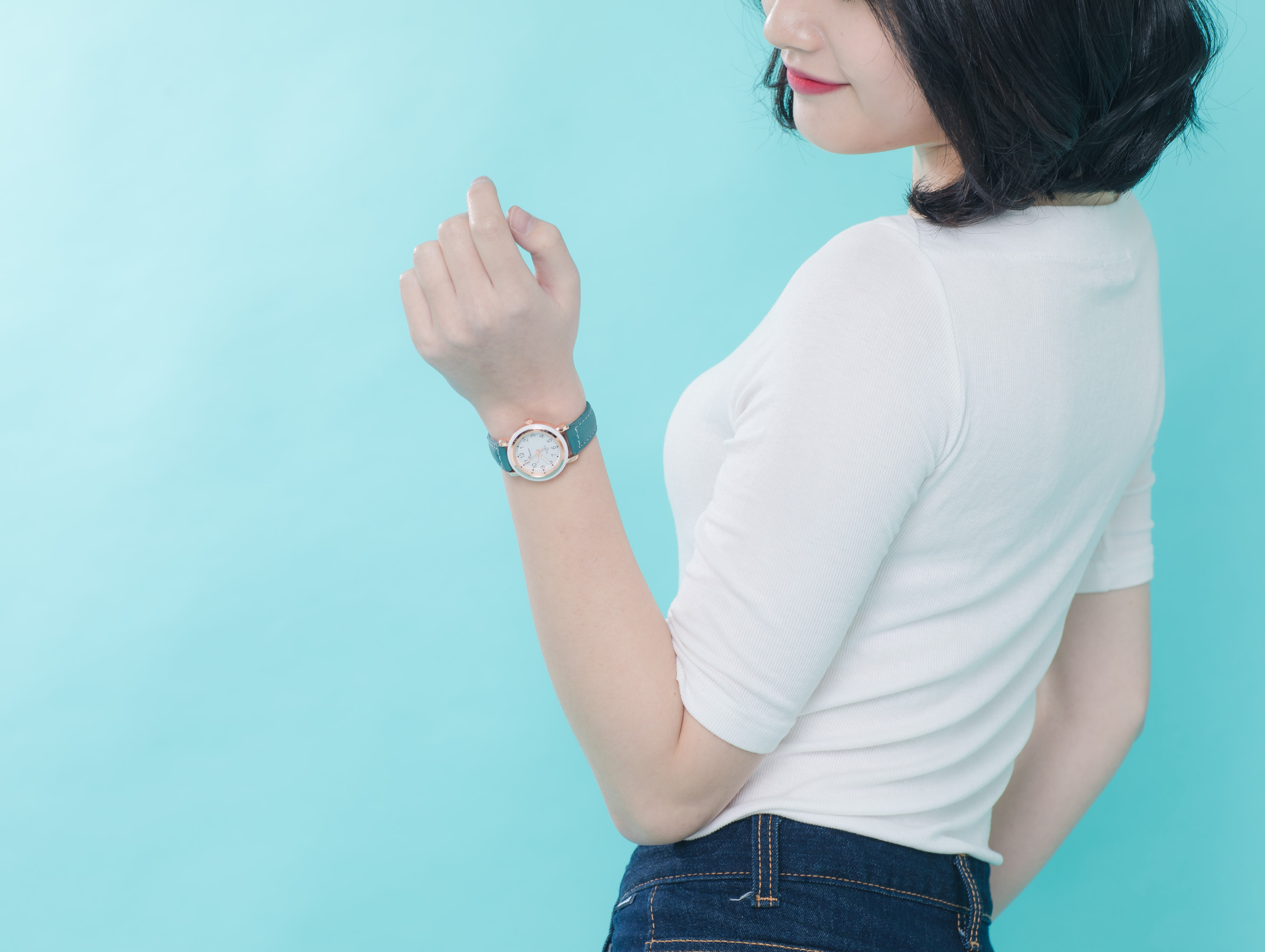 <b><p>QMIAN Woman student wri clock leather JS677</p></b><b><p>QMIAN 女性 学生 手首 時計 レザー JS677 10代 きれいな ギフト</p></b><br /><br /><p align='center'>
