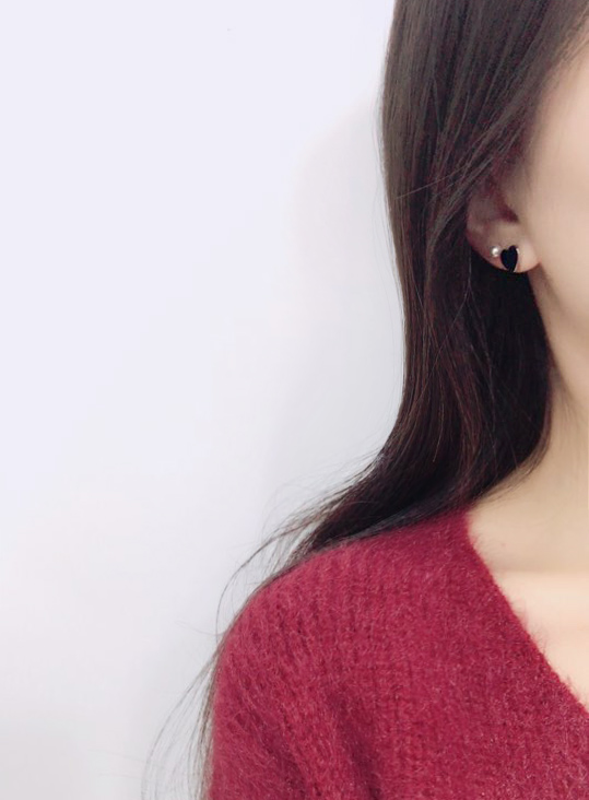 Velvet pearl drop 12-piece set Earrings Modern gli