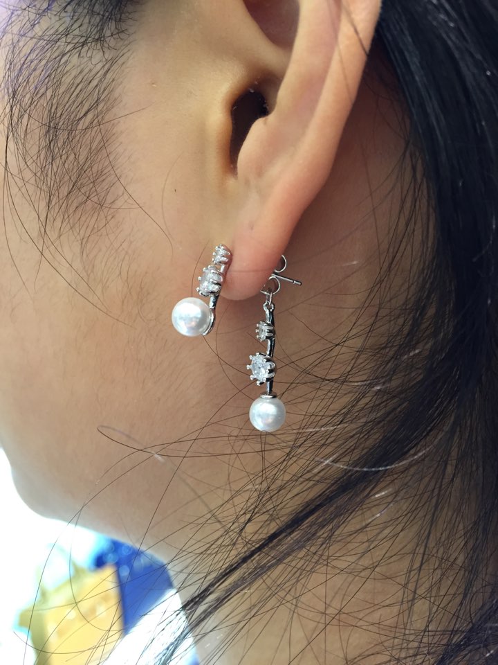 Eileen Two Way Pearl Earrings AJBE2380