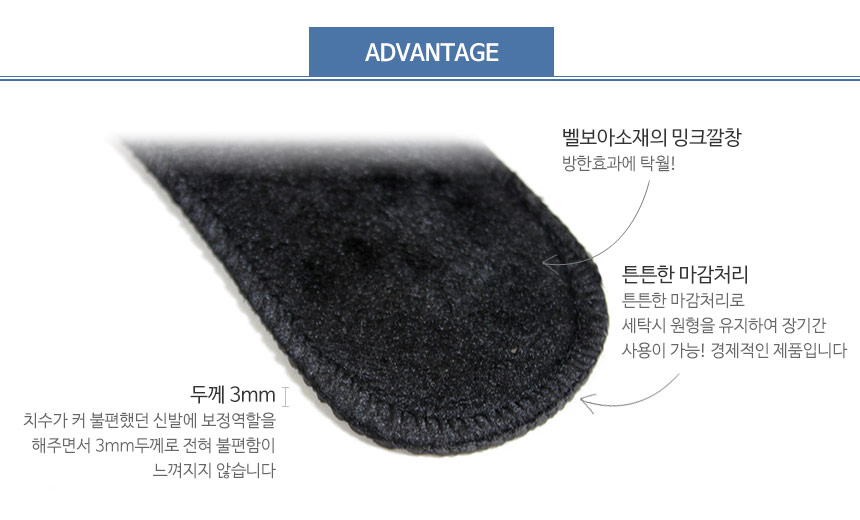 Winter warm mink cushion fluffy shoe insole insole