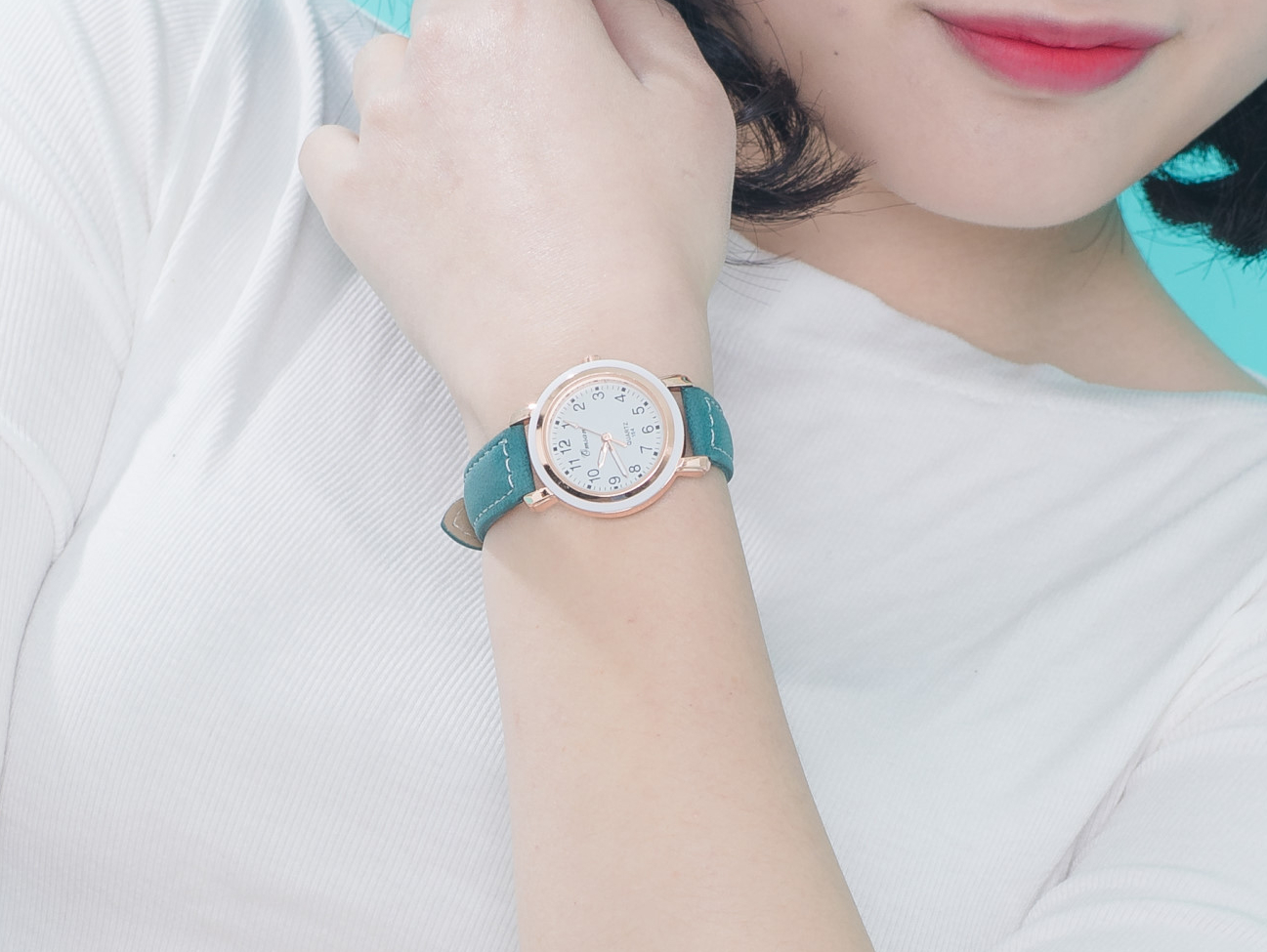 <b><p>QMIAN Woman student wri clock leather JS677</p></b><b><p>QMIAN 女性 学生 手首 時計 レザー JS677 10代 きれいな ギフト</p></b><br /><br /><p align='center'>