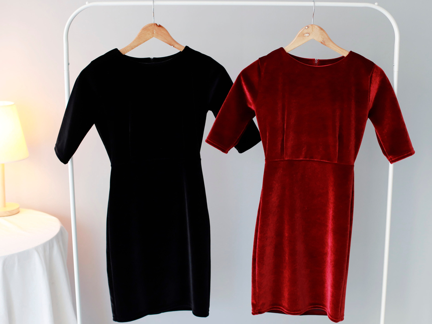 Winter Velvet Dress One-to-One
