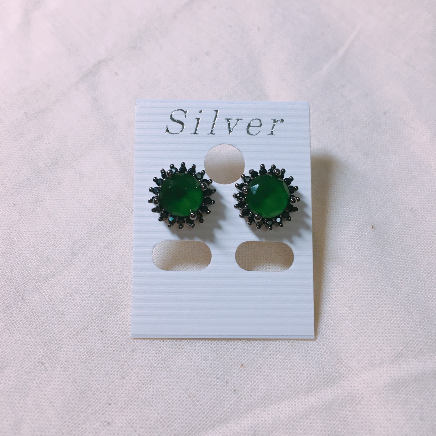 Lucille Green Cubic Earring LKJ0994 Attractive Wom