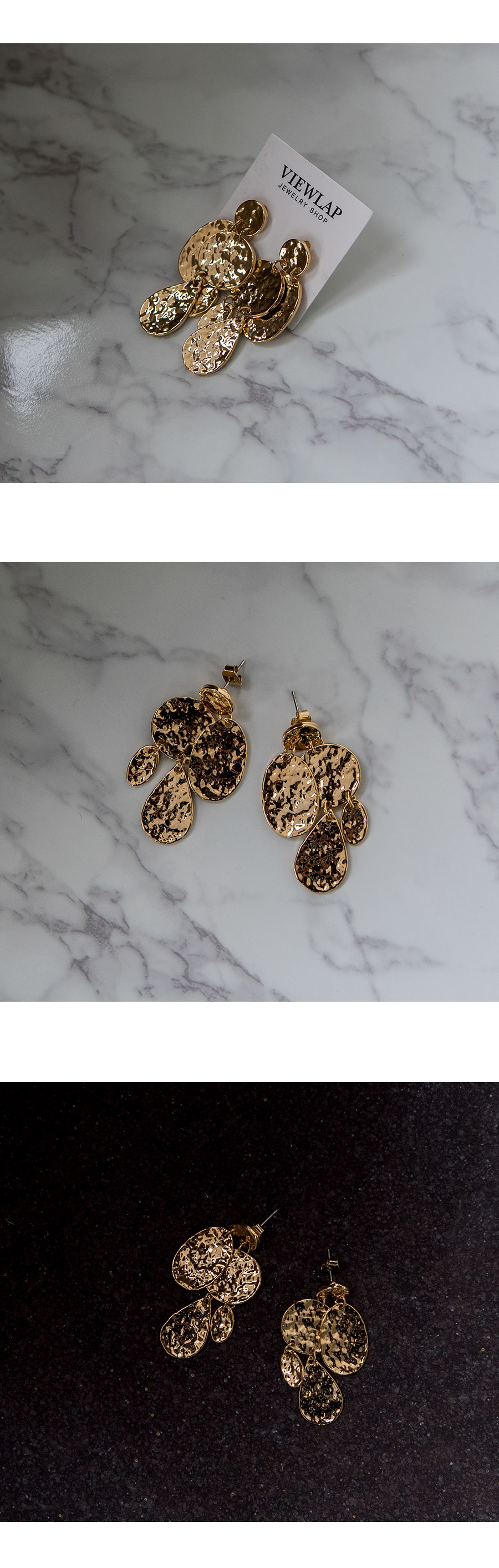 Vintage Gold Drop Earring Viewfashion Earring Jewe