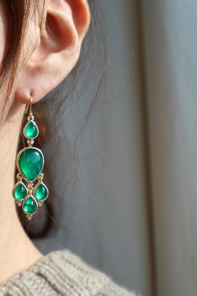 Non-nickel jelly drop water vintage chandelier 924