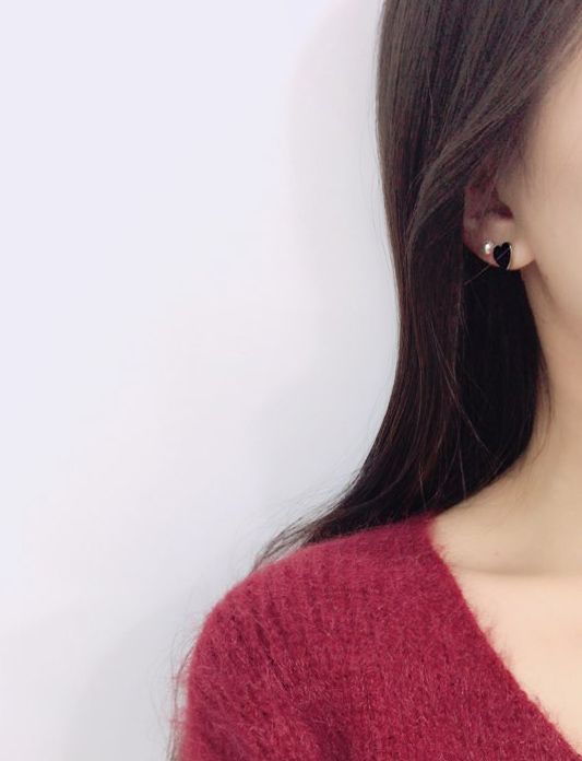 Velvet pearl drop 12-piece set Earrings Modern gli